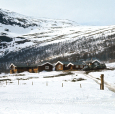 The Royal Mountain Chalet in Sikkilsdalen valley, in the Jotunheimen mountains (Photo: Svein Hammerstad, Scanpix)
